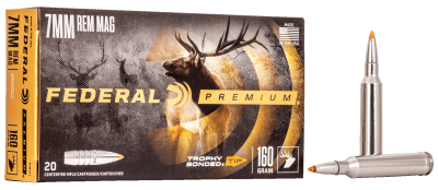 Federal cartridge 7mmRemMag, 160gr, Trophy_1