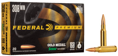 Federal cartridge .308Win., 168gr, Gold Medal_1