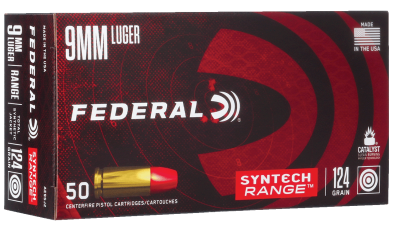 Federal  9mm Luger, 124gr, Syntech PCC_1