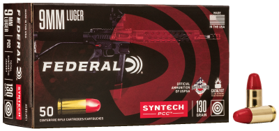 Federal FFW-Patronen 9mm Luger, 130gr, Syntech PCC_1