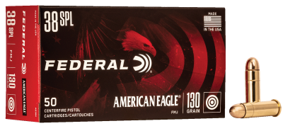 Federal cartouches .38Spec, 130gr, FMJ_1