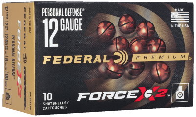 Federal shotgun shell 12/70, 9 pellets FX2 00-Buck_1