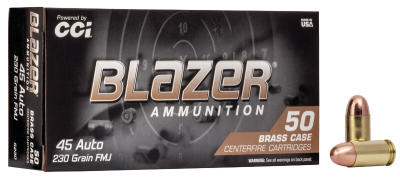 Blazer Cartridge .45ACP, FMJ 230gr/14.9g_1