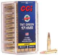 CCI 951 KK-Patrone .17HMR, TNT Green, HP 16grs