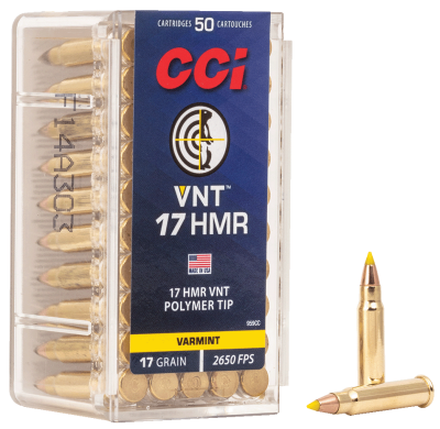 CCI 959CC Rimfire .17HMR, .17HMR VNT Tipped, 17grs_1