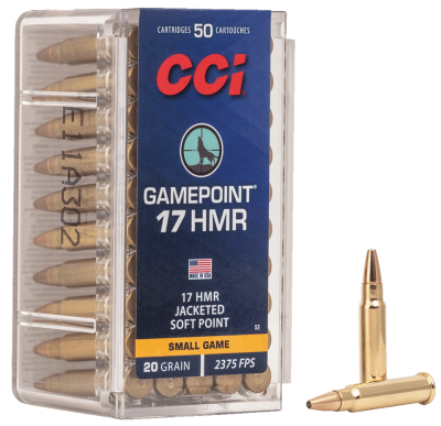 CCI 52 Rimfire .17HMR, .17HMR Gamepoint JSP, 20grs_1