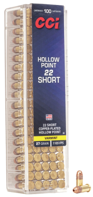 CCI Rimfire .22short, SHORT CP-HP 27gr_1