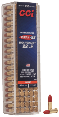 CCI 944CC Cartouche .22lr HV Clean-22® Red LRN,_1