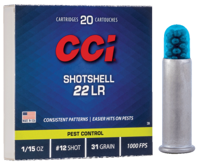 CCI Shotshell .22lr, No. 12, 31gr_1