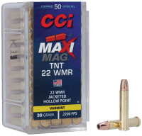 CCI 63 Cartouche .22WMR, HS MaxiMag TNT JHP 30gr