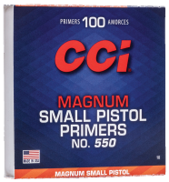 CCI amorces Small Pistol Magnum 550