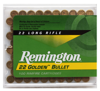 .22 LR Golden Bullet, HV 40gr RN (100 Rnd Box)_2