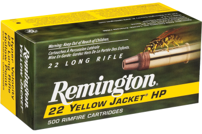 Remington cartouche .22lr, TCHP 33gr Yellow Jacket_1