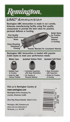 UMC cartouche 6.35mmBr, FMJ 50gr (.25ACP)_4