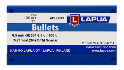 Lapua bullet 6.5mm, Scenar OTM 100gr GB504_1