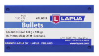 Lapua Projectile 6.5mm, Scenar-L OTM 136gr GB546