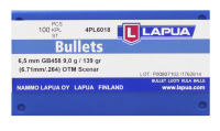 Lapua bullet 6.5mm, Scenar OTM 139gr GB458