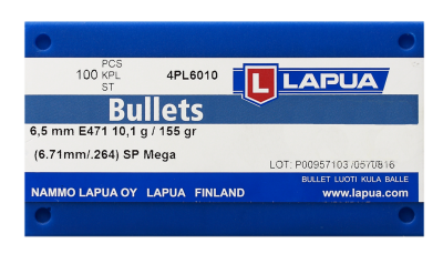 Lapua Projectile 6.5mm, Mega SP 155gr E471_2