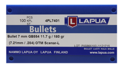 Lapua Projectile 7mm, Scenar-L OTM 180gr GB554_2