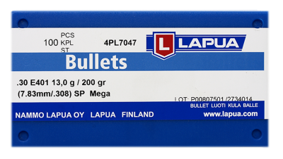 Lapua bullet 7.62mm, Mega SP 200gr E401_2