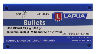 Lapua bullet .338, Scenar OTM 300gr GB528_2