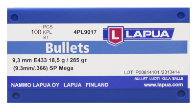 Lapua projectile 9.3mm, Mega SP 285gr E433_2