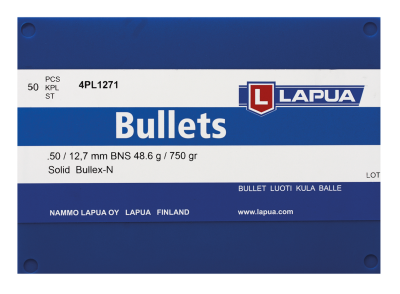 Lapua projectile .50BMG, Bullex-N Solid 750gr_2