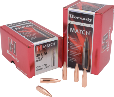 Hornady Geschosse .30, Match BTHP 168gr_1