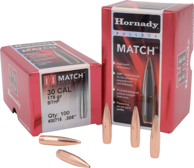 Hornady Geschosse .30, Match BTHP 178gr_1