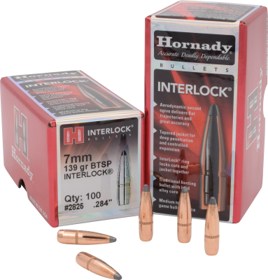 Hornady Geschosse 7mm, Interlock BT 139grs_1