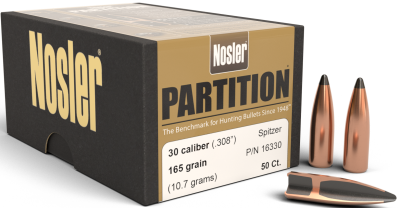 Nosler Projectile .30, Partition SP 165gr (50Pcs.)_1