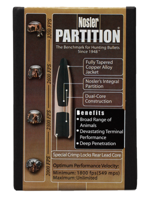 Nosler Geschosse .30, Partition Sp 165gr (50Pcs.)_1