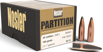 Nosler Projectile .30, Partition Sp 180gr (50Pcs.)_1