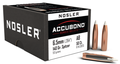 Nosler Projectile 6.5mm, AccuBond Sp 140gr(50Pcs.)_1