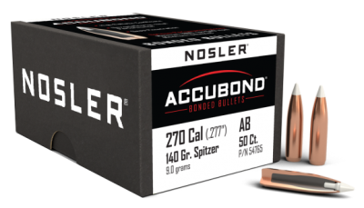 Nosler Projectile .270, AccuBond Sp 140gr (50Pcs.)_1