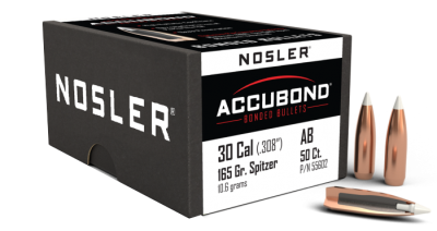 Nosler Projectile .30, AccuBond Sp 165gr (50Pcs.)_1