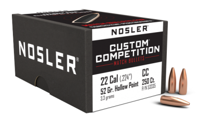 Nosler Geschosse .22, CC HPBT 52gr (250Pcs.)_1