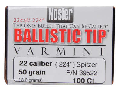 Nosler Geschosse .224, BallisticTip 50gr (100Pcs.)_1