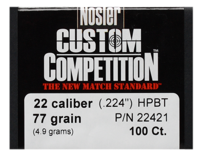 Nosler Geschosse .22, CC HPBT 77gr (100Pcs.)_1