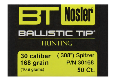 Nosler Geschosse .30, BallisticTip 168gr (50Pcs.)_1