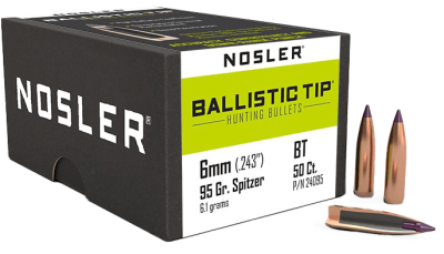 Nosler Geschosse 6mm, BallisticTip 95gr (50Pcs.)_1