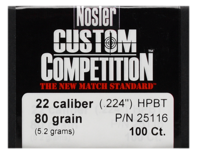 Nosler Geschosse .22, CC HPBT 80gr (100Pcs.)_1