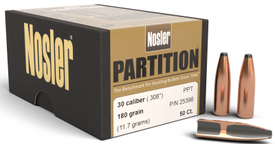 Nosler Projectile .30, Partition PPT 180gr(50Pcs.)_1