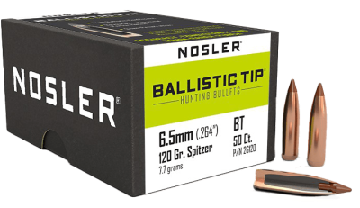 Nosler Geschosse 6.5mm, BallisticTip 120gr(50Pcs.)_1