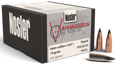 Nosler Projectile 6mm,V.geddon FBTip 70gr(100Pcs.)_1