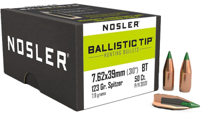 Nosler Geschosse 7.62x39, BallisticTip 123gr (50P)_1