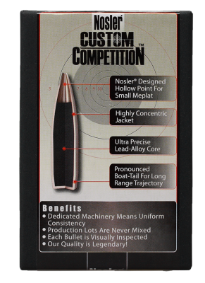 Nosler Projectile .30, CC HPBT 168gr (100Pcs.)_2