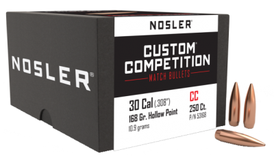 Nosler Geschosse .30, CC HPBT 168gr (250Pcs.)_1