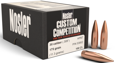 Nosler Projectile .30, CC HPBT 175gr (100Pcs.)_1