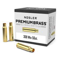 Nosler Douilles .308Win, NC Brass (50Pcs.)